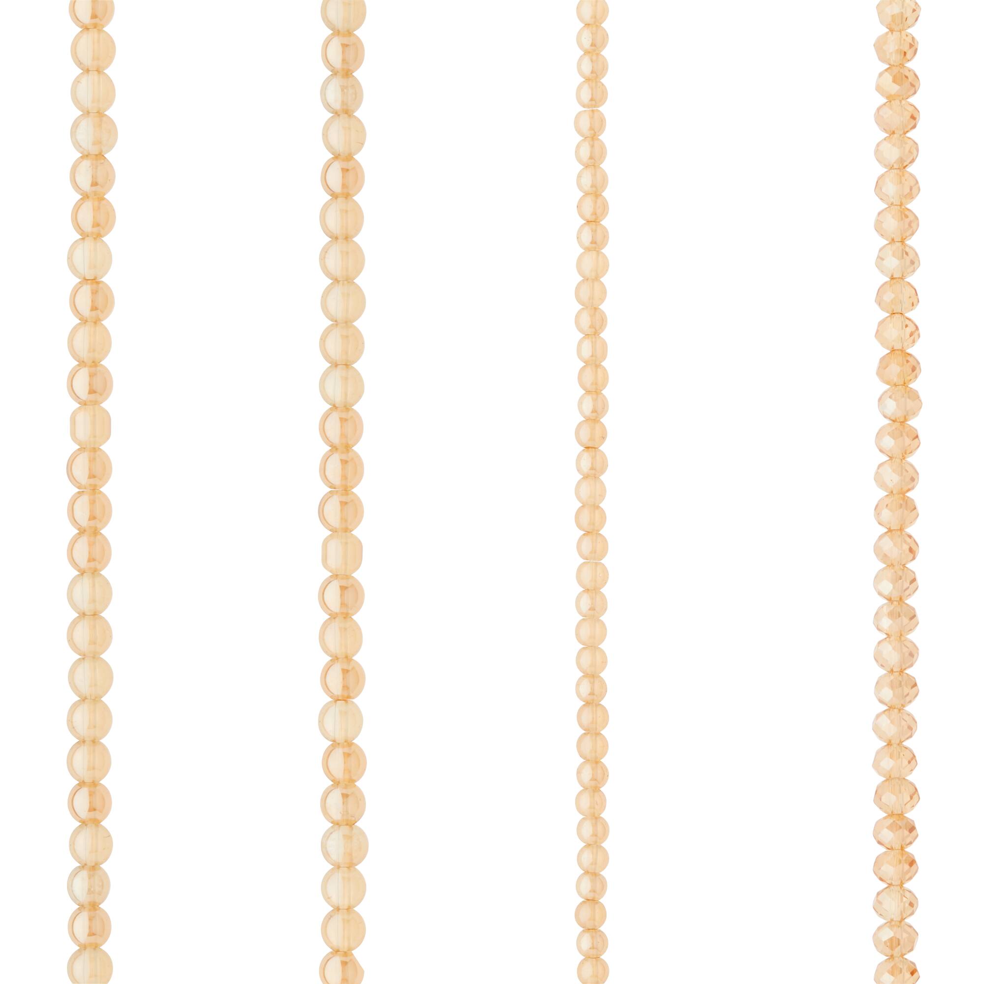 Amber Glass Mixed Beads by Bead Landing™
